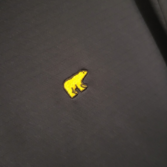 Jack Nicklaus Golf Polo Size Large Mens Shirt Blue Collared Golf POLO YLLW LOGO - Picture 2 of 5